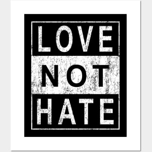 Love Not Hate | Black Lives Matter. Posters and Art